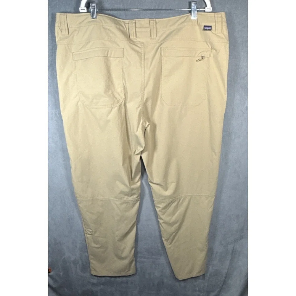 Patagonia Quandary Hiking Pants Men's 44 Khaki Stretch Outdoor Trail 55178SP